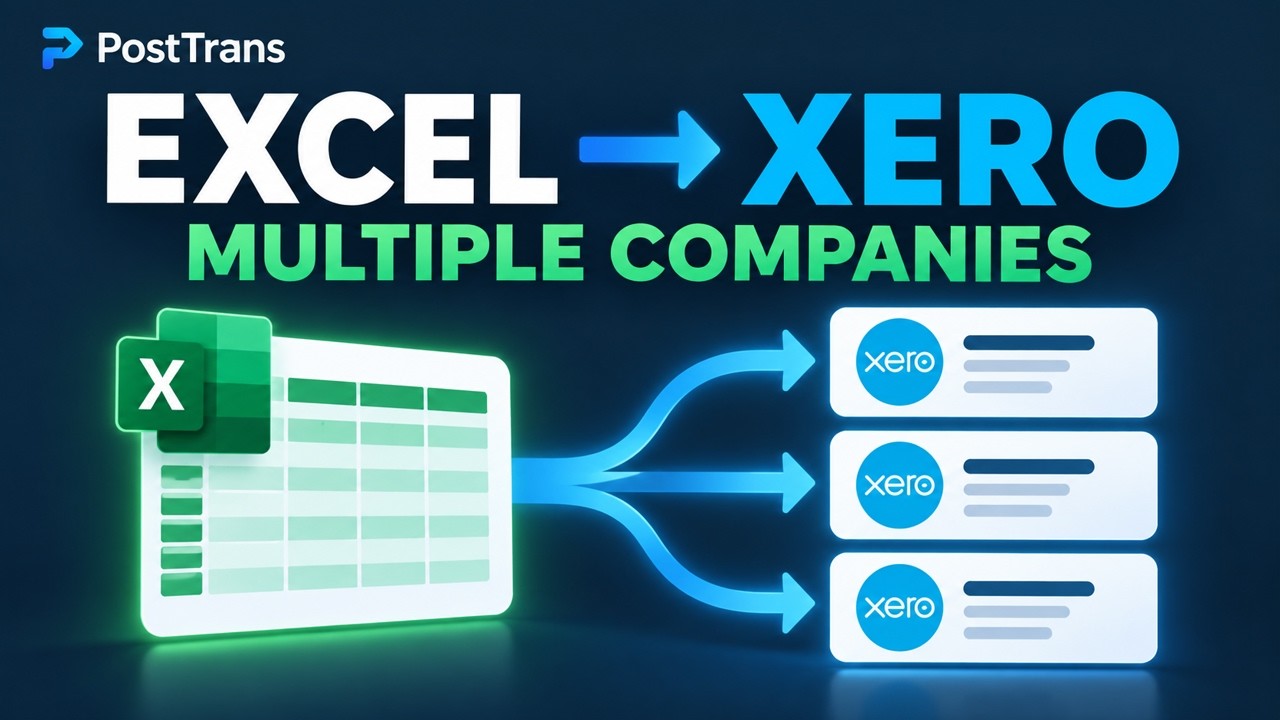 Excel to Xero — multiple companies