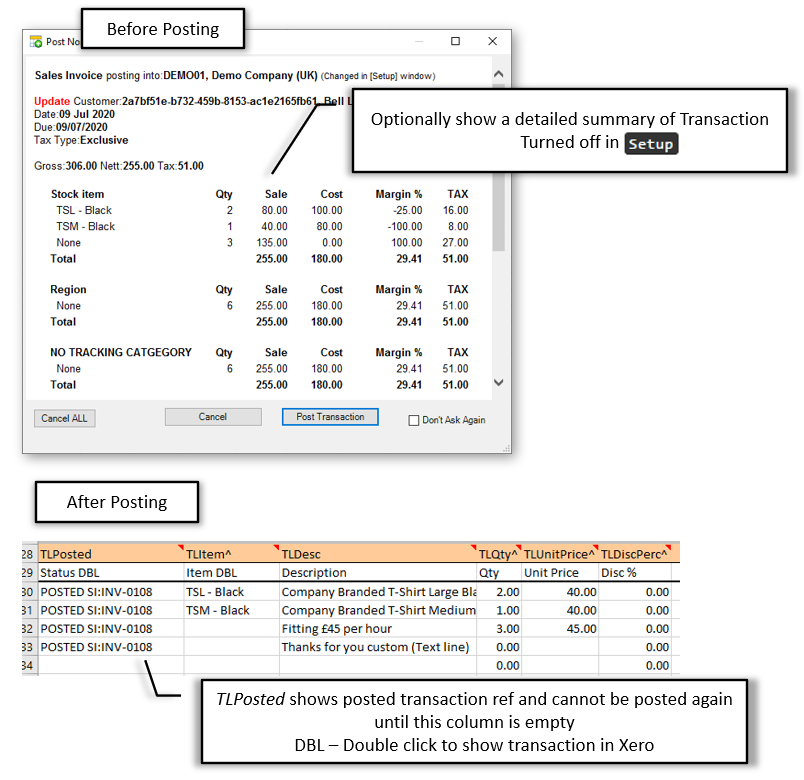 Transaction Summary