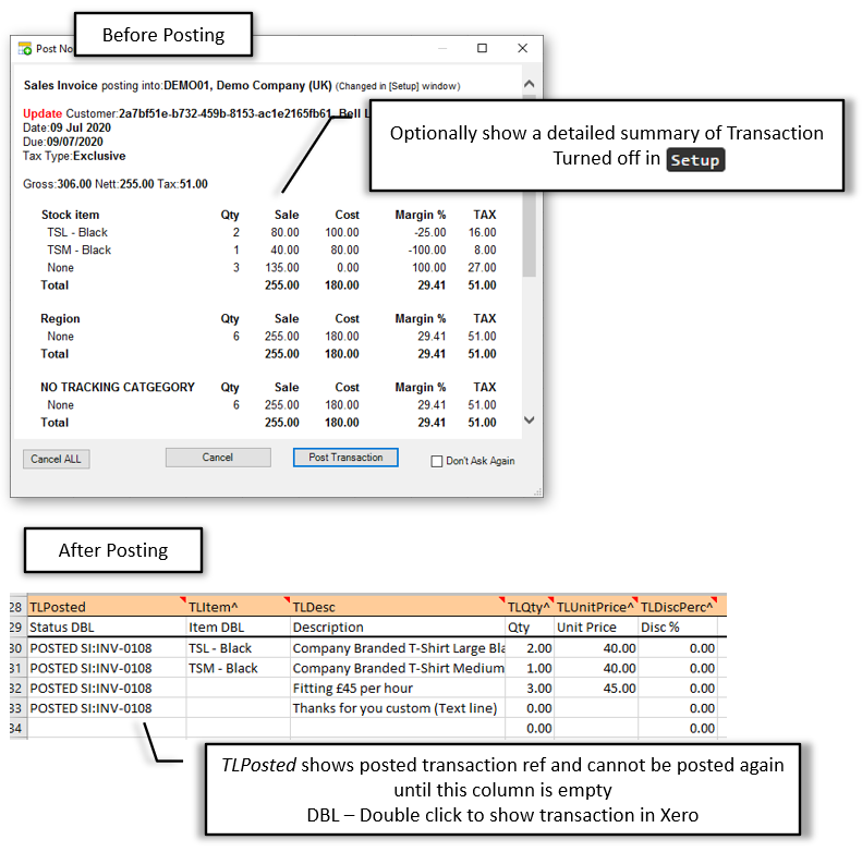 Transaction Summary